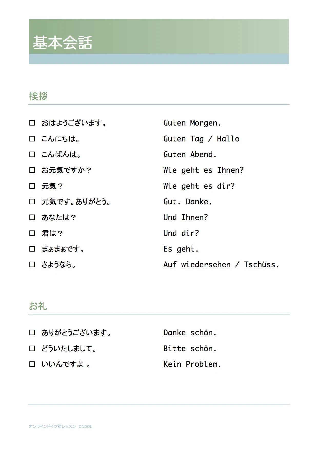 ドイツ語旅行会話 基本フレーズ Shoko Note ドイツ語旅行会話 基本フレーズ Shoko Note