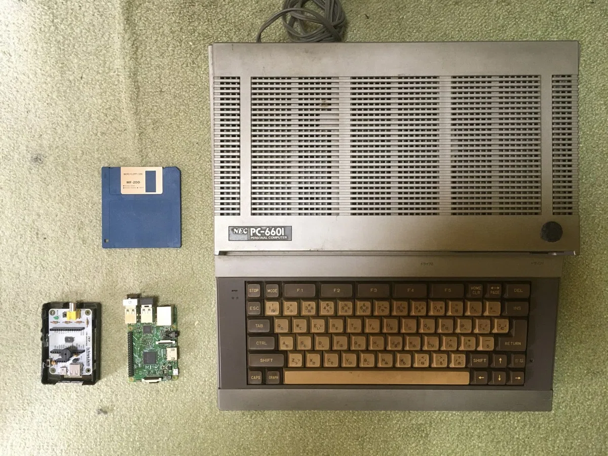 IchigoJamとラズパイとPC6601