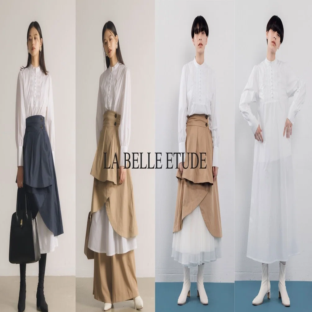 スタイリングが無限に楽しめる！ドレスシャツワンピ｜LA BELLE ETUDE