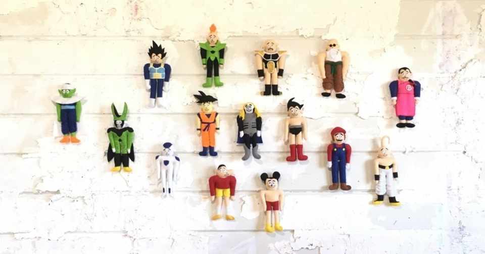 ダイソーのフェルトでキモ可愛くドラゴンボールのキャラをつくってみた 暇つぶし工作室 Note