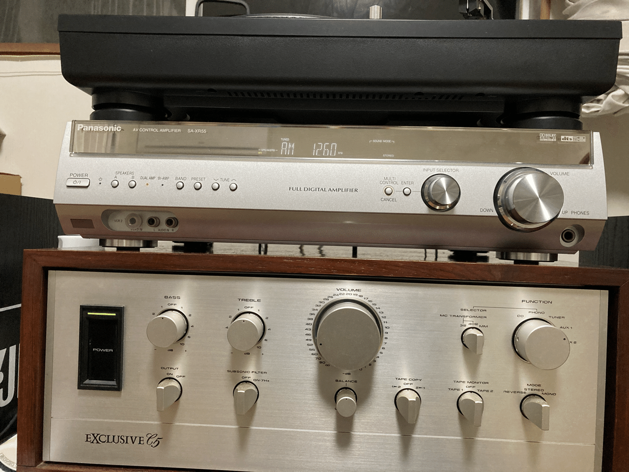 Panasonic SA-XR55 アンプ