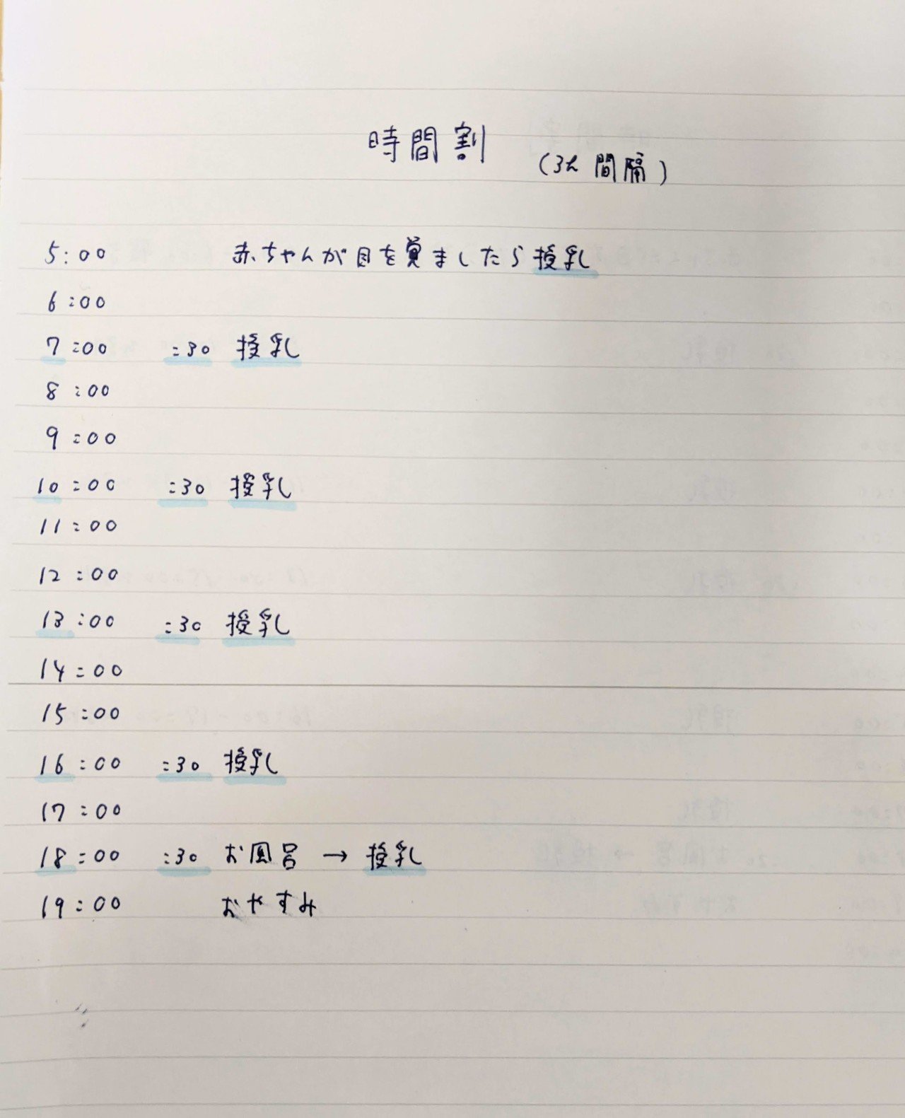 魔法の時間割 生後3ヶ月で夜通し寝るようになった スコーン Note 魔法の時間割 生後3ヶ月で夜通し寝るようになった スコーン Note