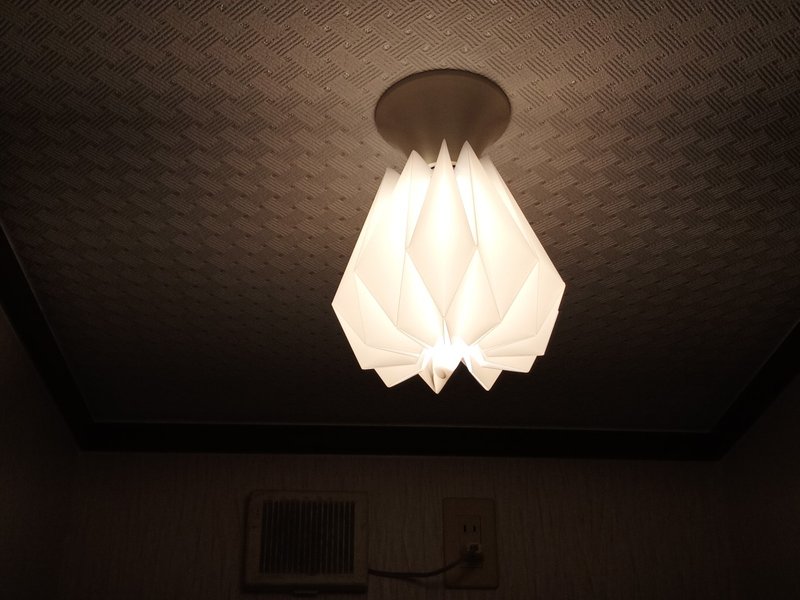 100均diy トイレの照明を予算0円 税別 でikeaっぽくしてみた 諸行 Note