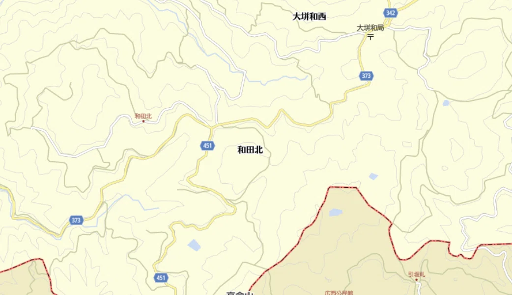 久米郡美咲町和田北