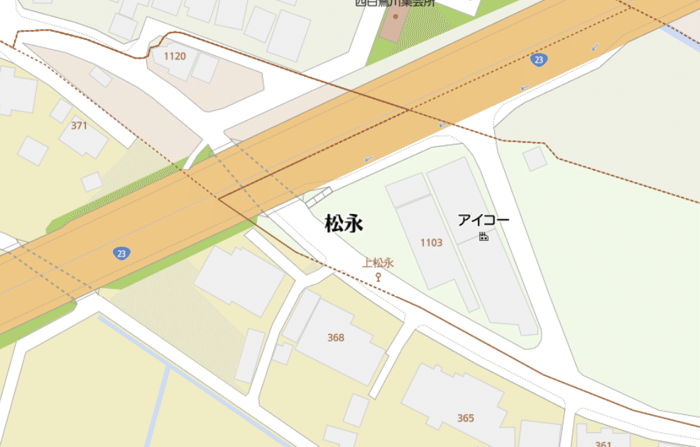 木曽岬町松永