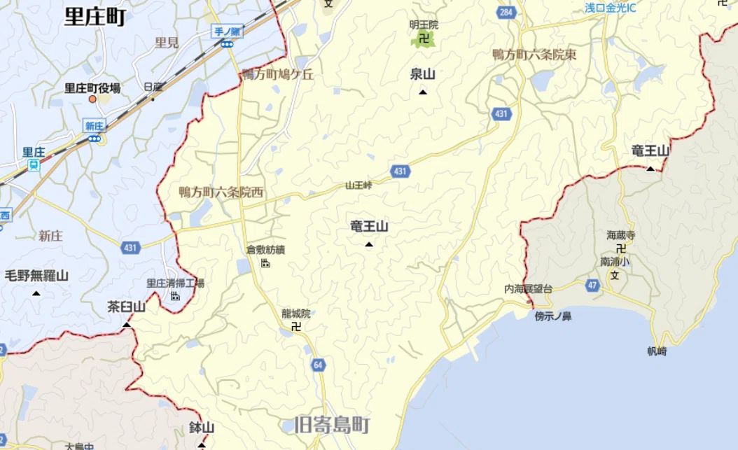 浅口市寄島町竜王山