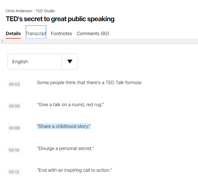 英語x年目 Tedの講演で 英語を勉強しながら視野を広げる みそー英 仏 ポ語を勉強中 Note