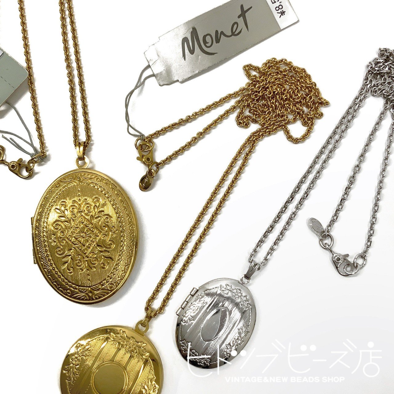 Monet(モネ)のロケットペンダント。｜三好なおみ｜ヒトツブビーズ店店主