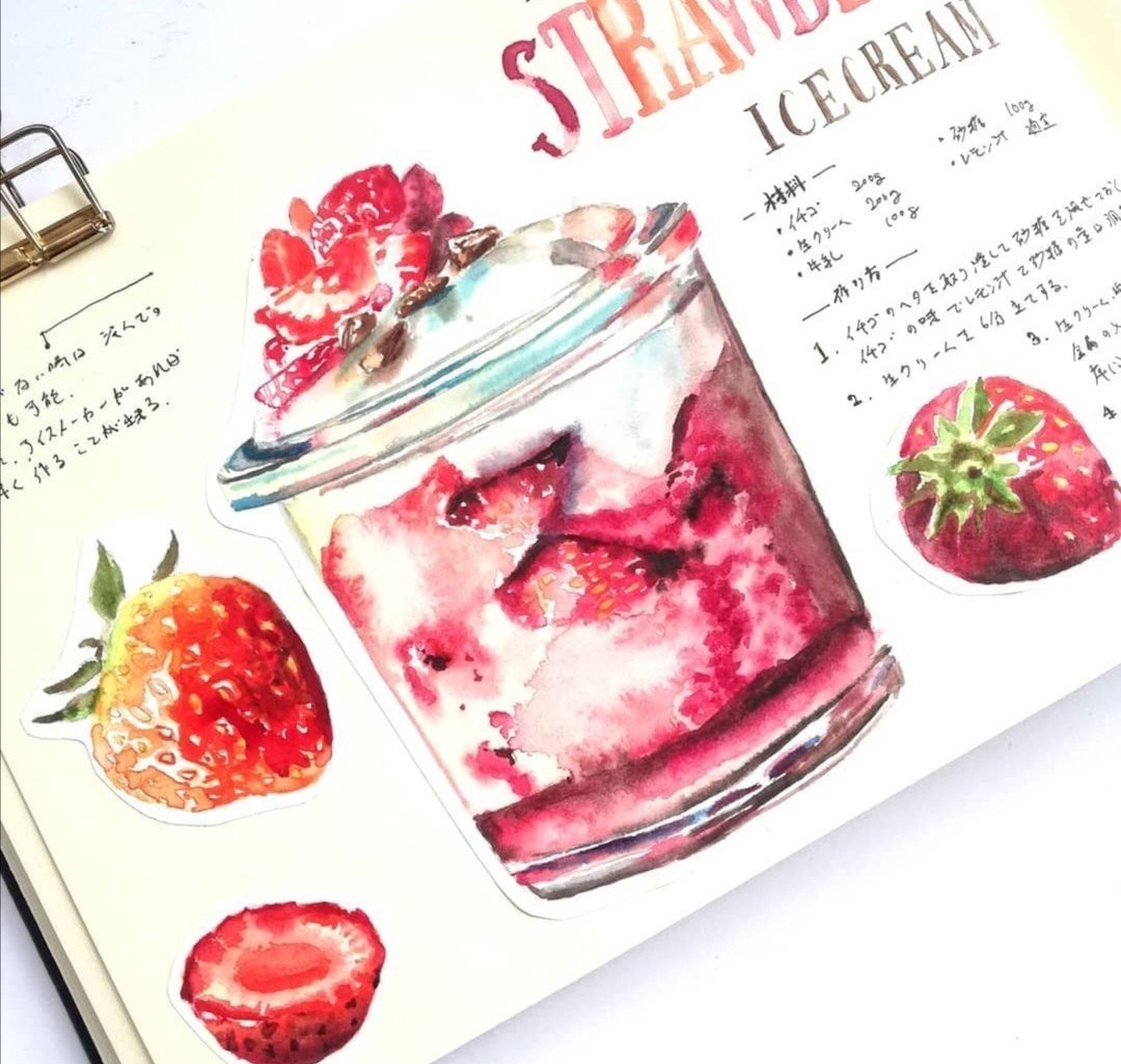 飽き性の私が唯一続いているノート 水彩イラストノート を紹介します きのっこ 水彩イラスト Note