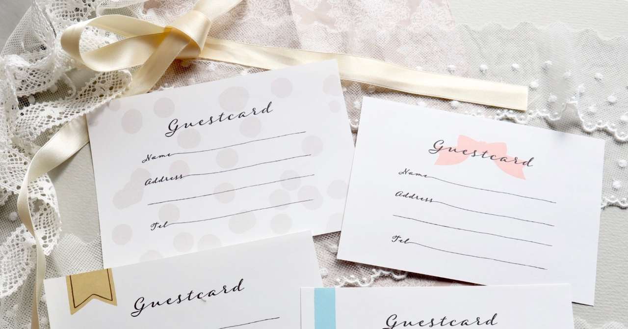 結婚式のゲストカードに電話番号って必要かな Fuu Note