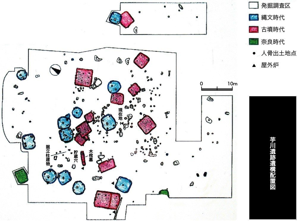 5芋川遺跡遺構配置図
