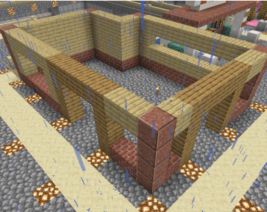 Minecraft 商店街エリアに 花屋 をつくりました オーリオ Note