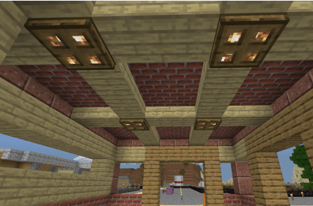 Minecraft 商店街エリアに 花屋 をつくりました オーリオ Note