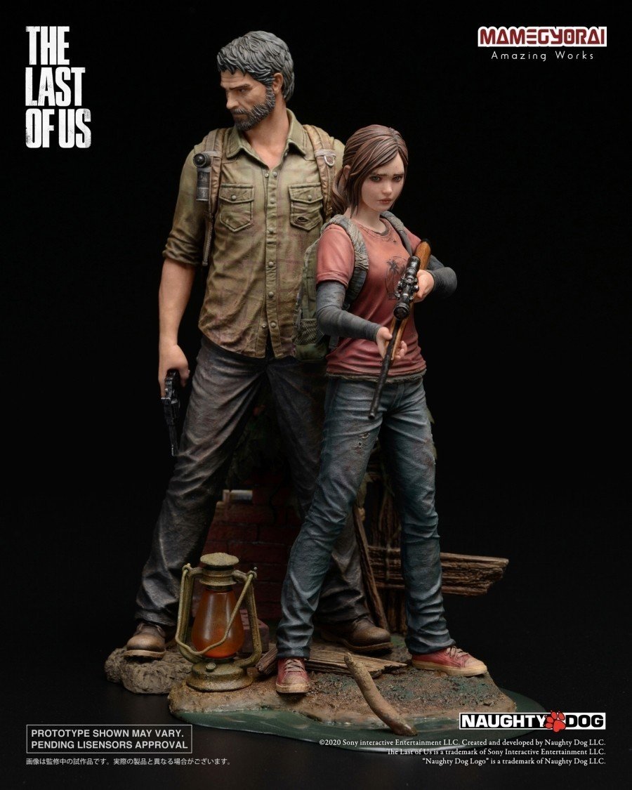 豆魚雷 ラストオブアス ジョエル＆エリー 1/9スケール フィギュア　開封品 THE LAST OF US × MAMEGYORAI】渾身の一作、「ジョエル＆エリー