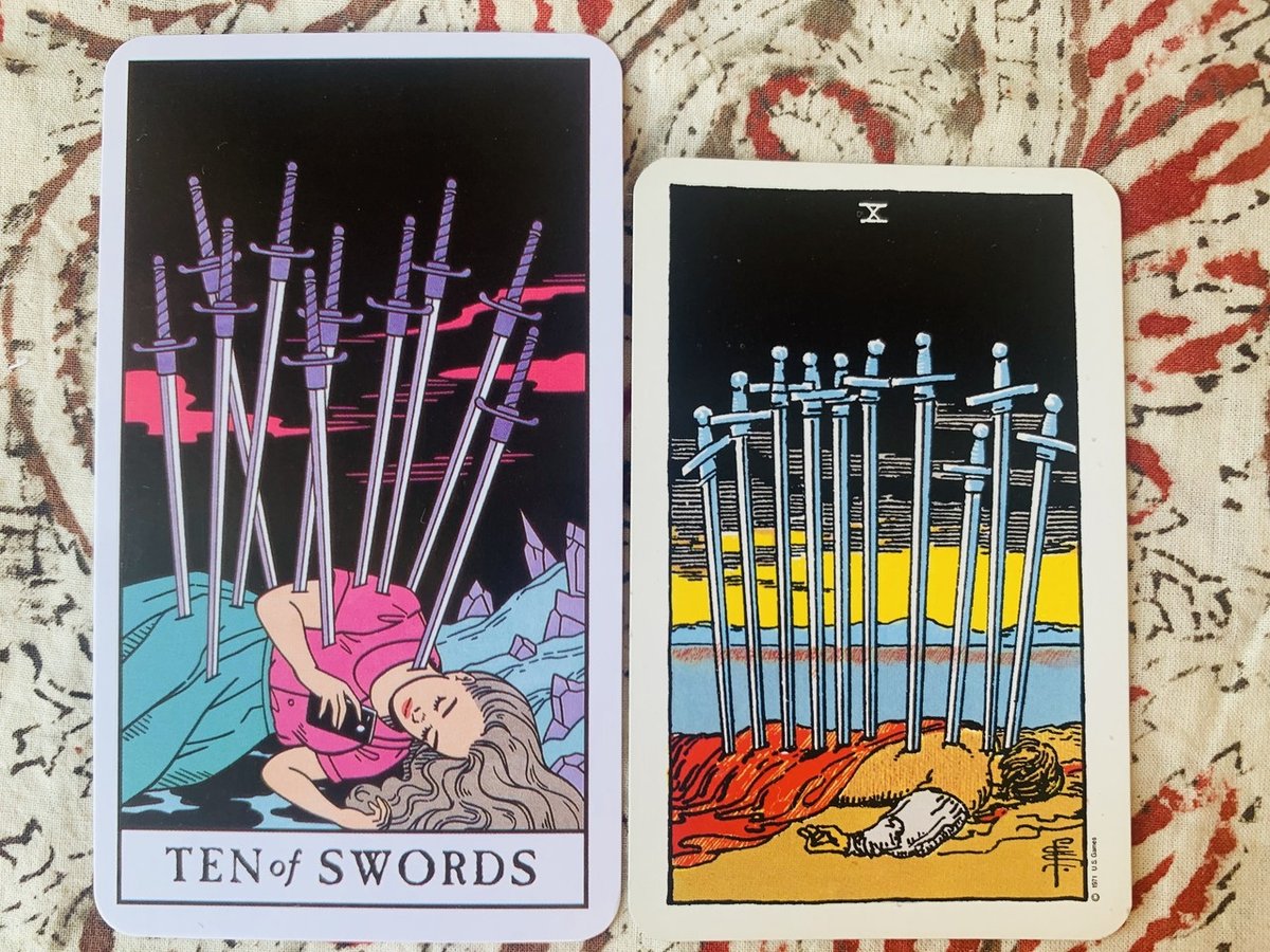 タロットカード現代風アレンジで多様性を表すアートワークのモダン