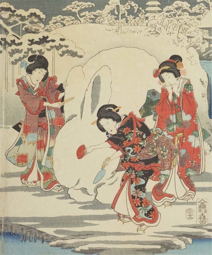 浮世絵のウサギたちをご紹介します 太田記念美術館 浮世絵のウサギたちをご紹介します 太田記念美術館