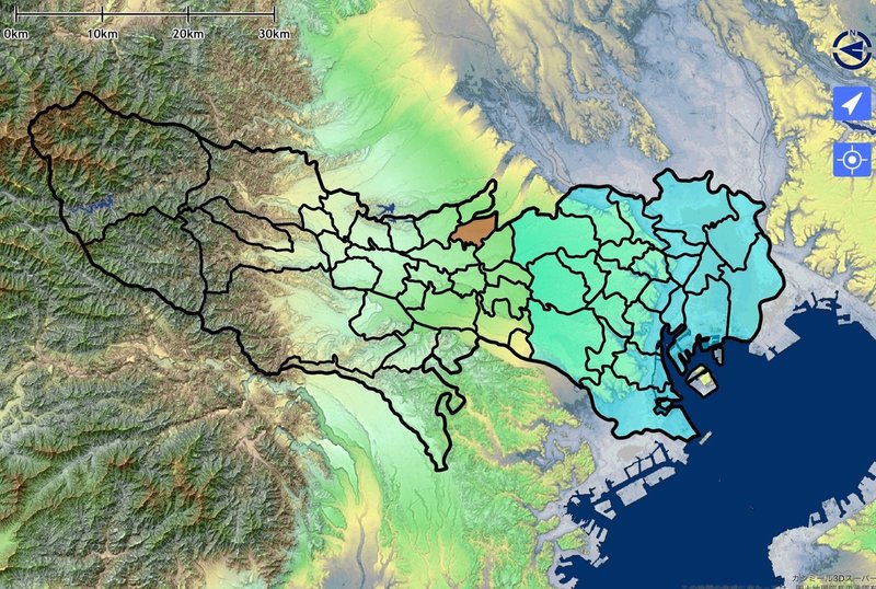 東久留米市位置