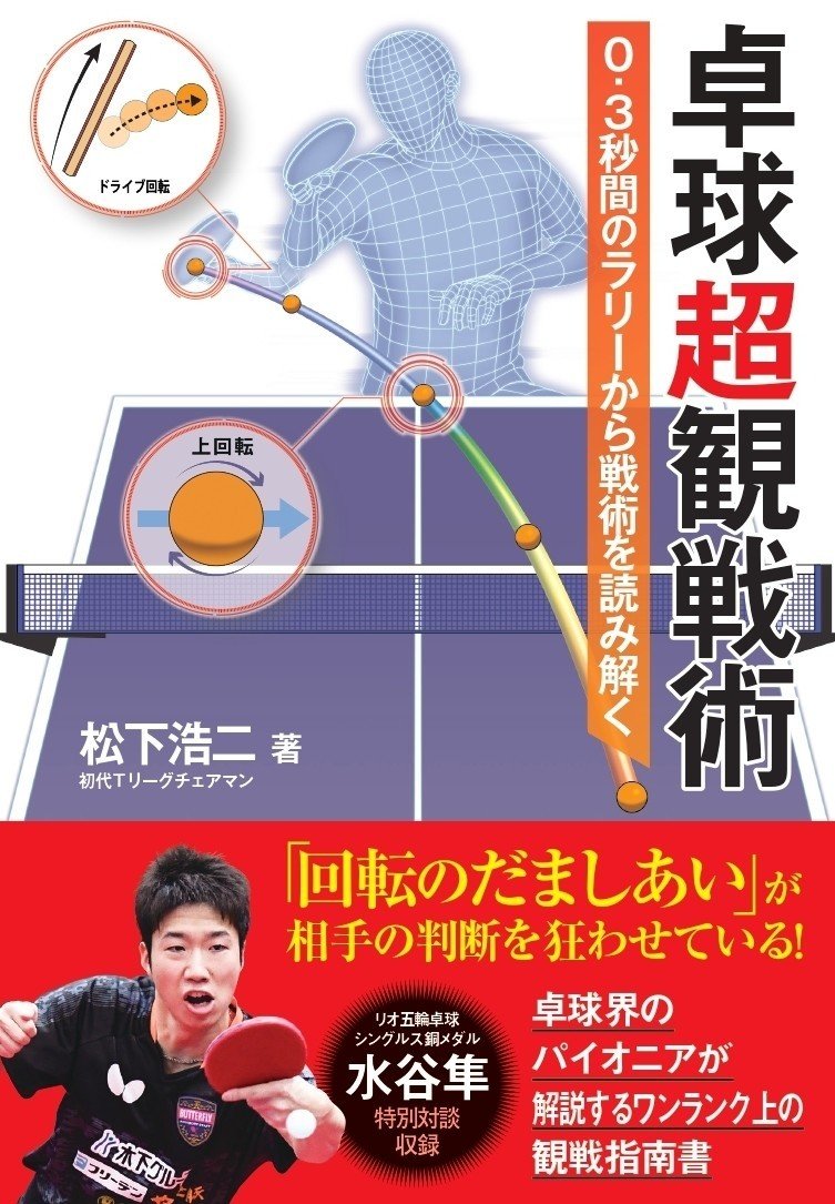 試し読み 卓球超観戦術 0 3秒間のラリーから戦術を読み解く 松下浩二著 から はじめにを公開 カンゼン Note