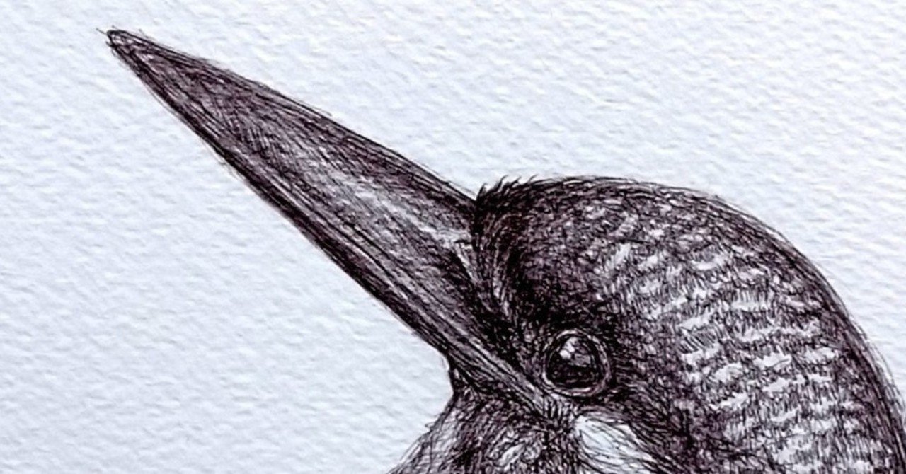 鳥の絵 ボールペン画 せきぞう Note 鳥の絵 ボールペン画 せきぞう Note