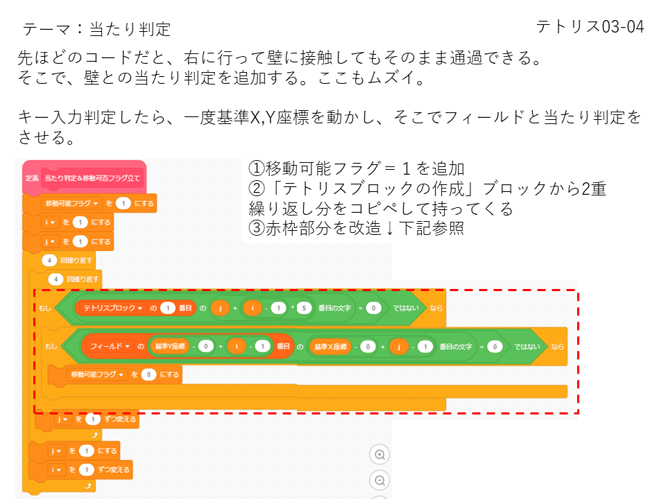 Scratchでテトリスを作るぞ その４ くのへ まさざね Note