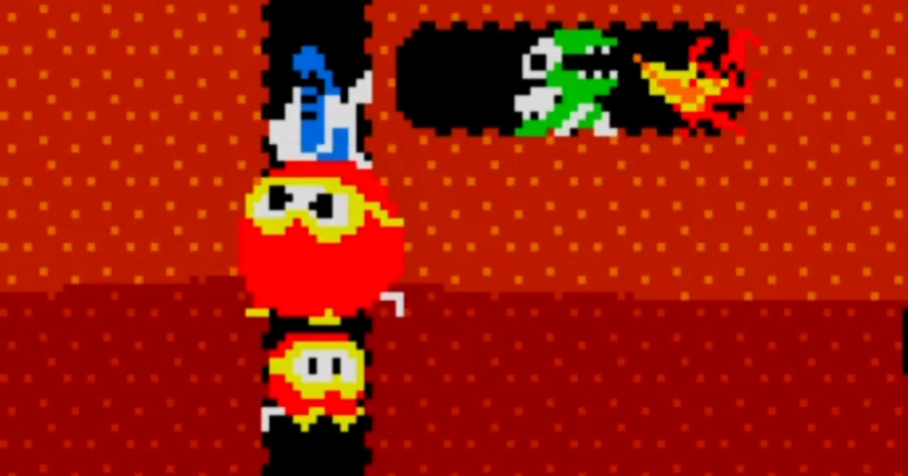ナムコ　ディグダグ　アーケード版ポップ 懐かしいアーケードゲーム！レトロアーケード ディグダグ ミニ筐体