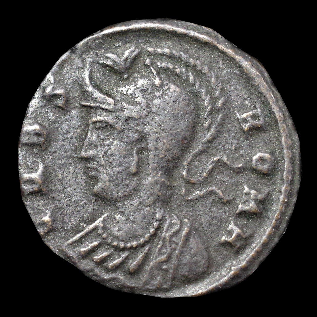 古代ローマ銀貨 OC古代ローマ コンスタンティウス2世 シルカ銀貨!!! VF!!