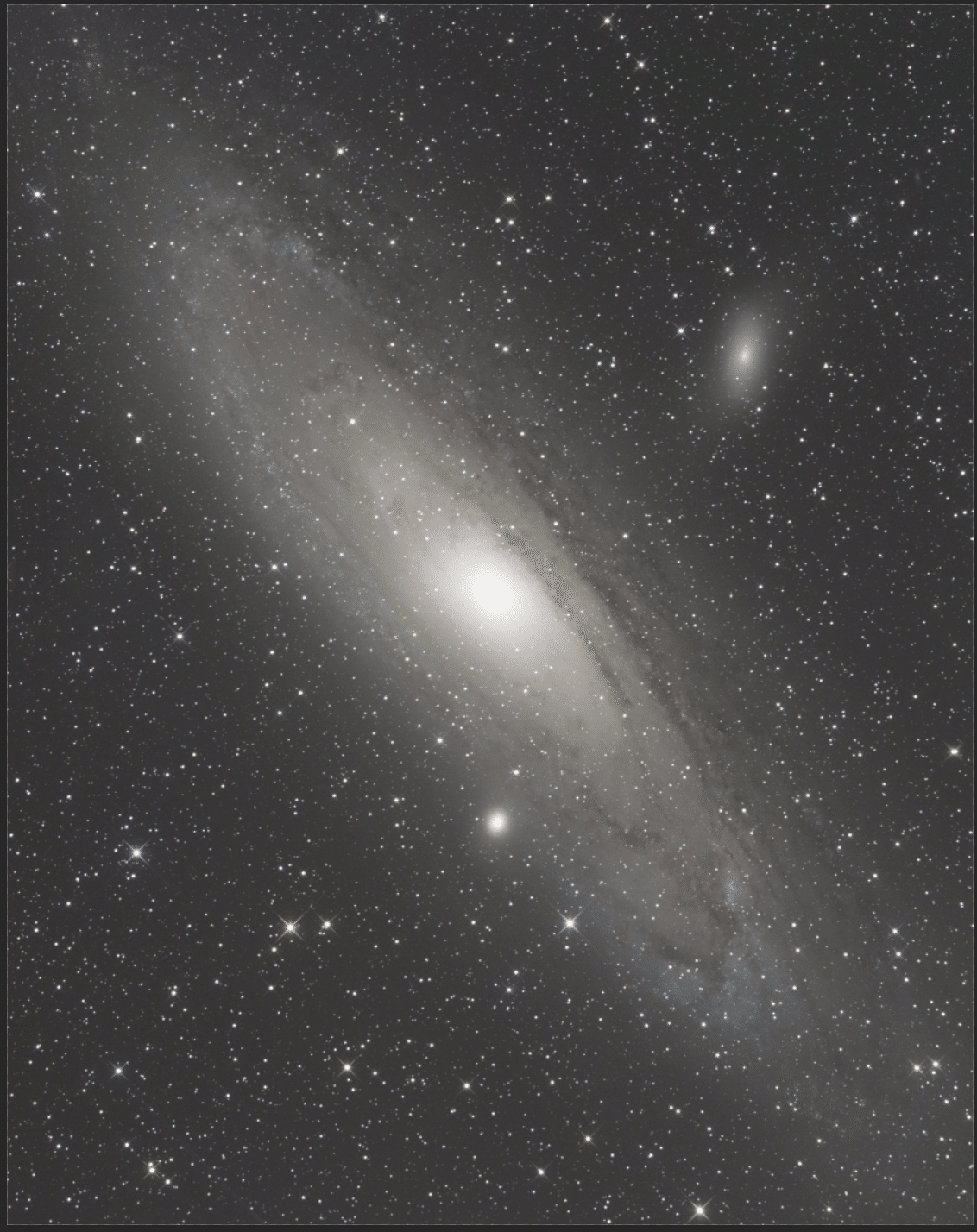 マックのデスクトップ画像が気に食わないので、自分でアンドロメダ大