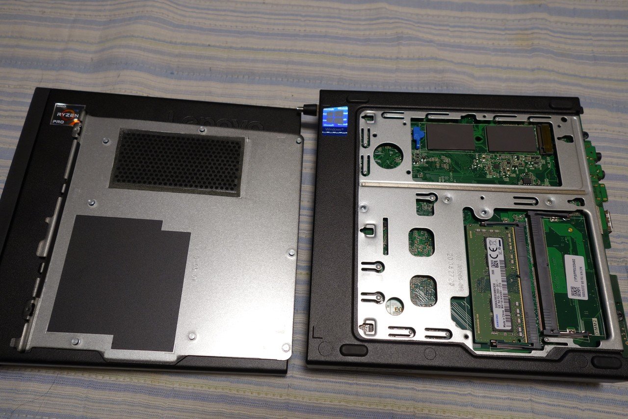 激安小型PC ThinkCentre M75q-1 Tiny 実践編 その1|itachi 激安小型PC ThinkCentre M75q-1 Tiny 実践編 その1|itachi
