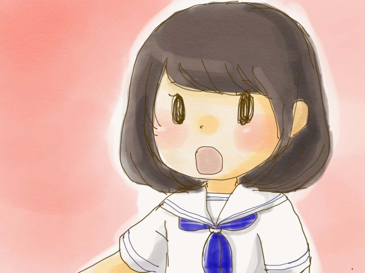 かわいい女の子の絵を描くのが好き イラスト 女の子 女子高生かわいい D ごりげ Note