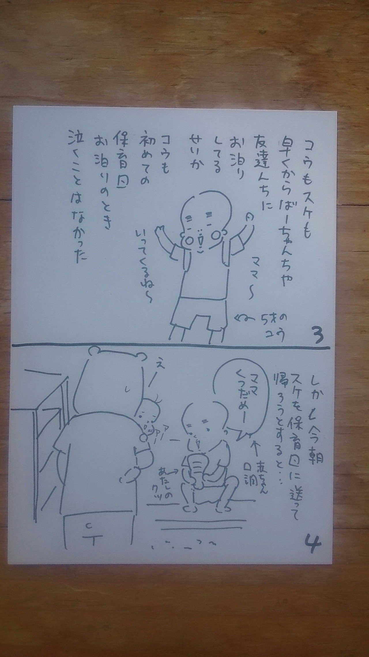 初めての保育園お泊まり オウリョウアヤコ Note 初めての保育園お泊まり オウリョウアヤコ Note