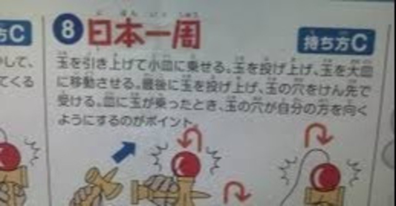 これを知れば けん玉 が上手になる 日本一周編 かごしまのけん玉おじさん Note