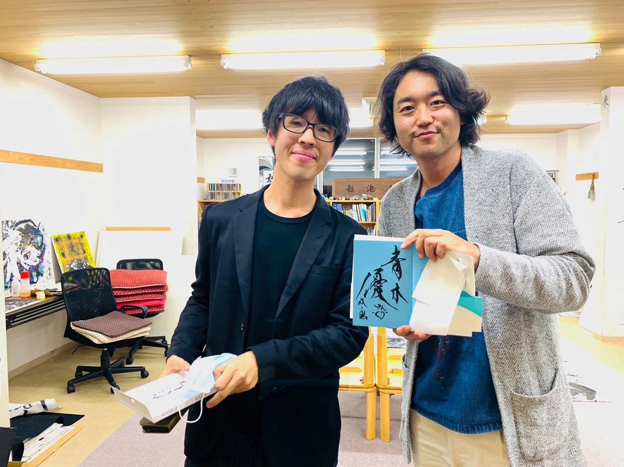 武田双雲さんのアトリエにて｜青木 優 | MATCHA Inc.