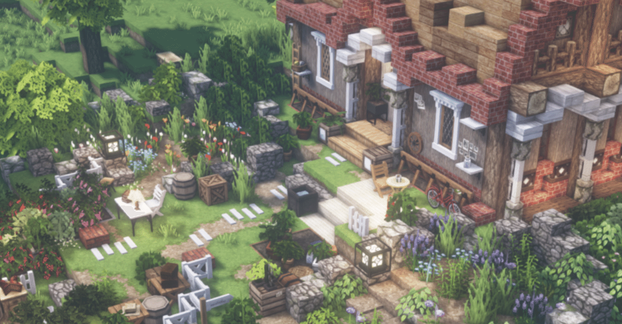 次の一手を考えるminecraft建築 Arne Note