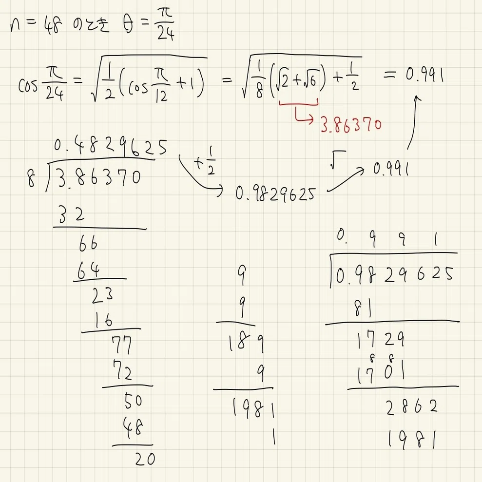 円周率を紙とペンで計算する 柞刈湯葉 Note