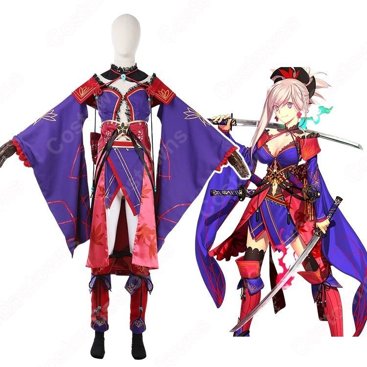 宮本武蔵 コスプレ衣装 Fate Gand Order Cosplay 臨基再臨 第三段階 戦闘服 Costowns Shops Note