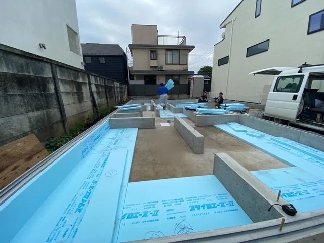 武蔵野市 基礎断熱工事 サクタ スタイル 工務店 Note