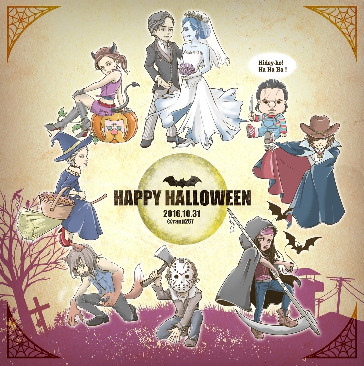 ウォーキングデッドでハロウィン ランジ Lineスタンプ販売中 Note ウォーキングデッドでハロウィン ランジ Lineスタンプ販売中 Note