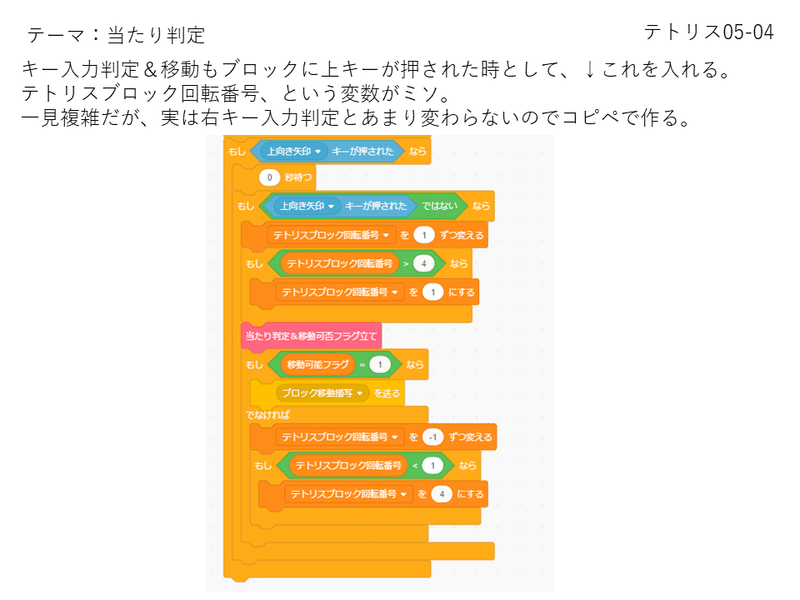 Scratchでテトリスを作るぞ その６ くのへ まさざね Note