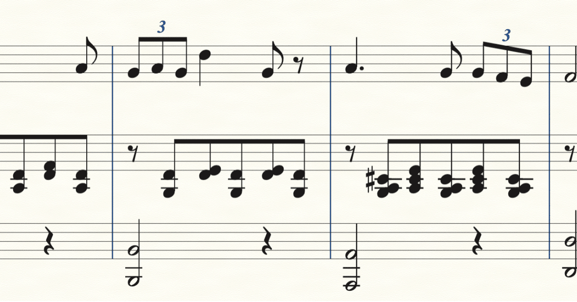 ピストン和声 18ピストン「音楽のテクスチャー」｜しもきん