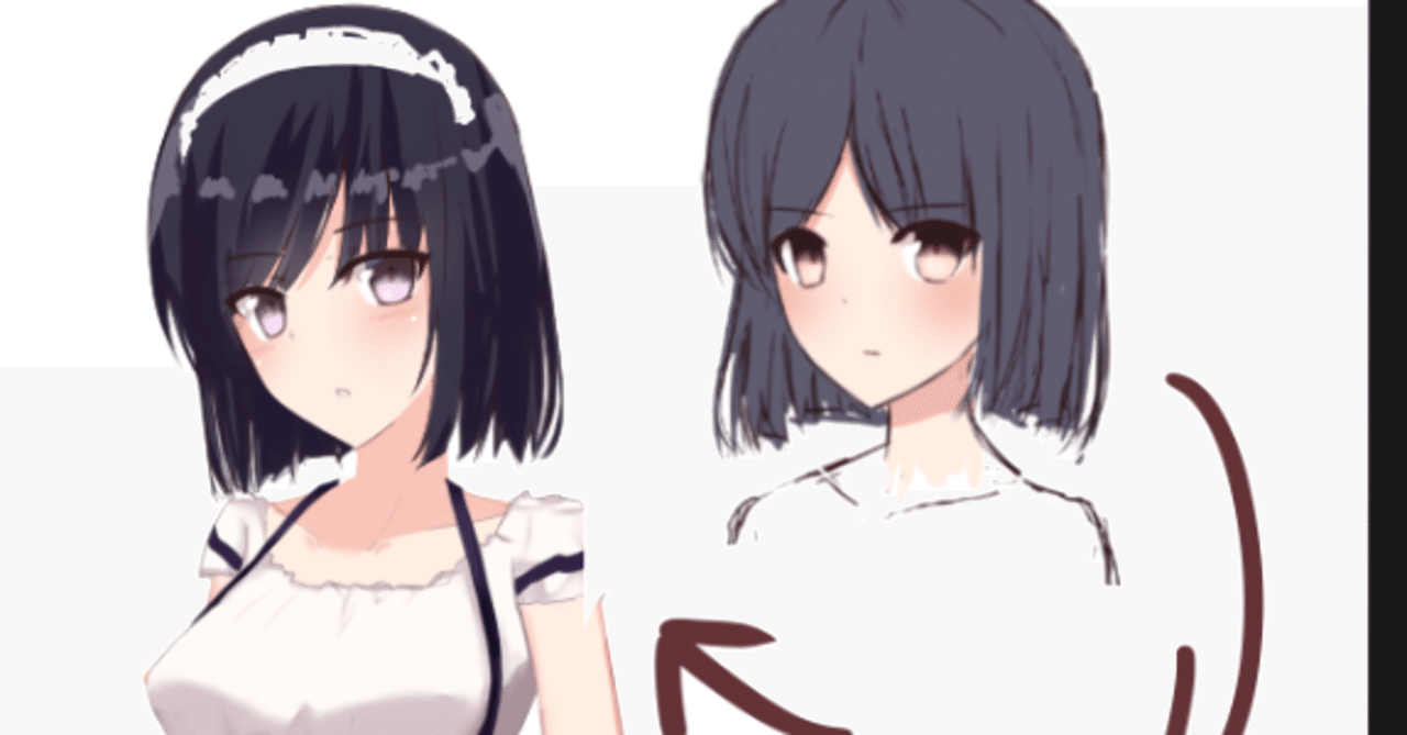 絵が下手な人が解説する 下手な絵 から それなりの絵 にしていく過程 妹尾まい ギャルゲ制作 Note 絵が下手な人が解説する 下手な絵 から それなりの絵 にしていく過程 妹尾まい ギャルゲ制作 Note