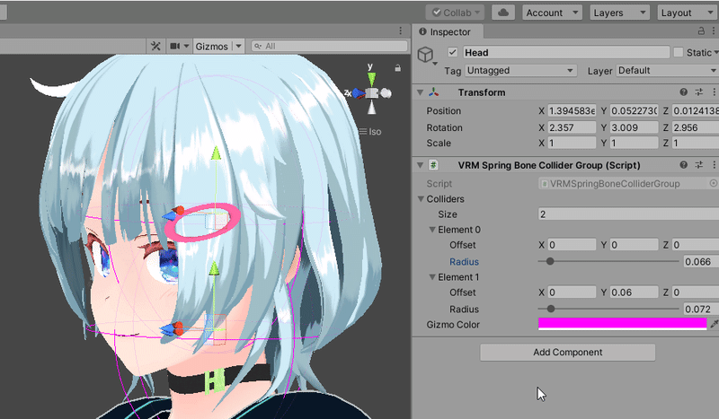Blender モデリング初心者が女の子を作って動かすまでの備忘録 16 完成 Unityでvrm化 こあろ Note