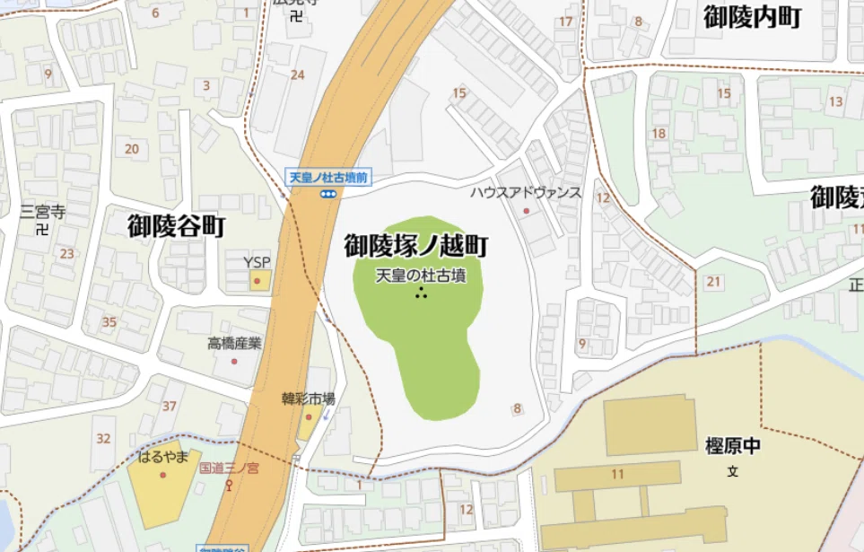 西京区御陵町
