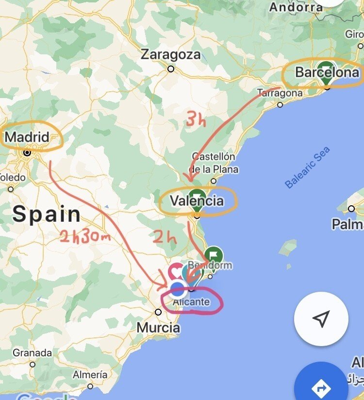 スペインの地中海リゾートalicante Saki Note スペインの地中海リゾートalicante Saki Note