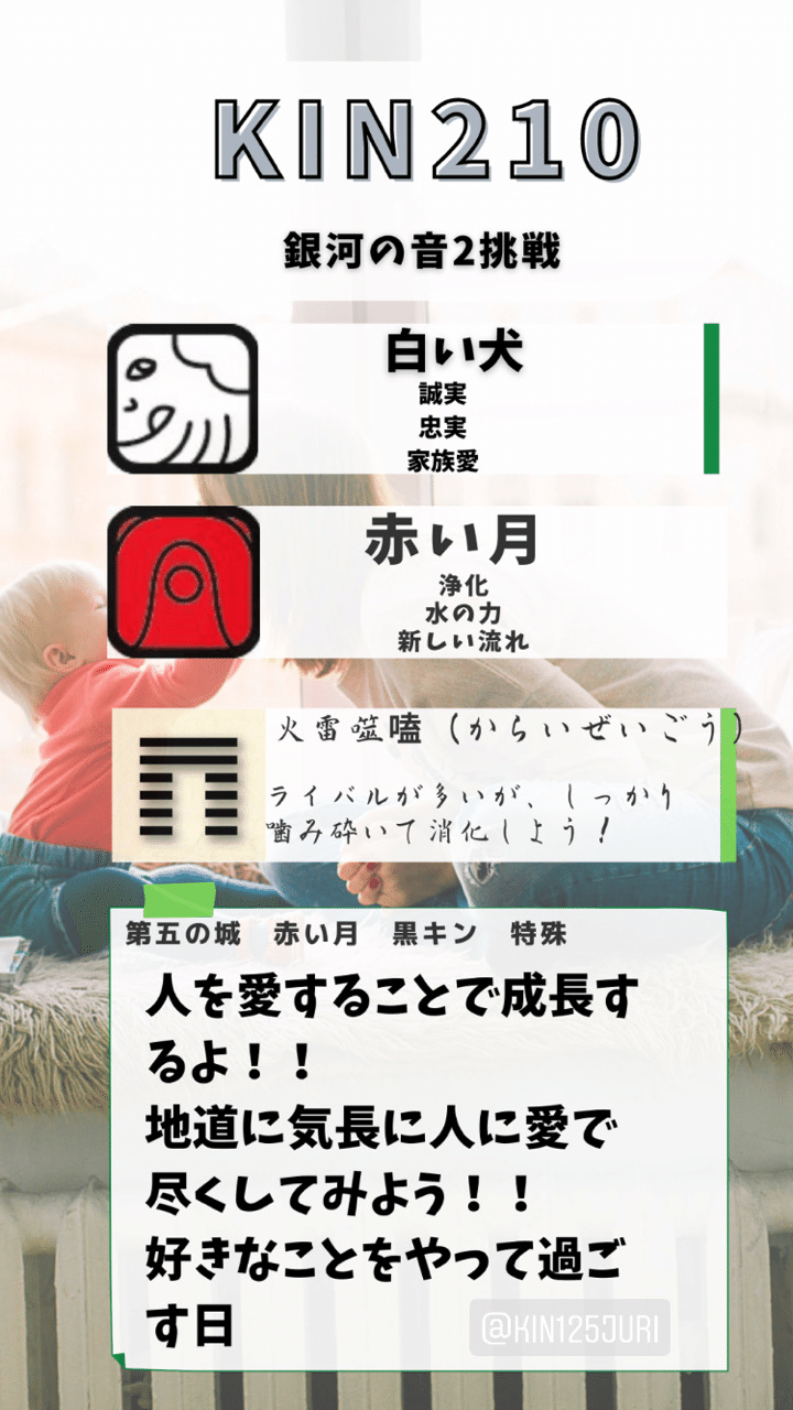 Kin210 黒キン 特殊 珠里 マヤ暦で本当の私に Note Kin210 黒キン 特殊 珠里 マヤ暦で本当の私に Note