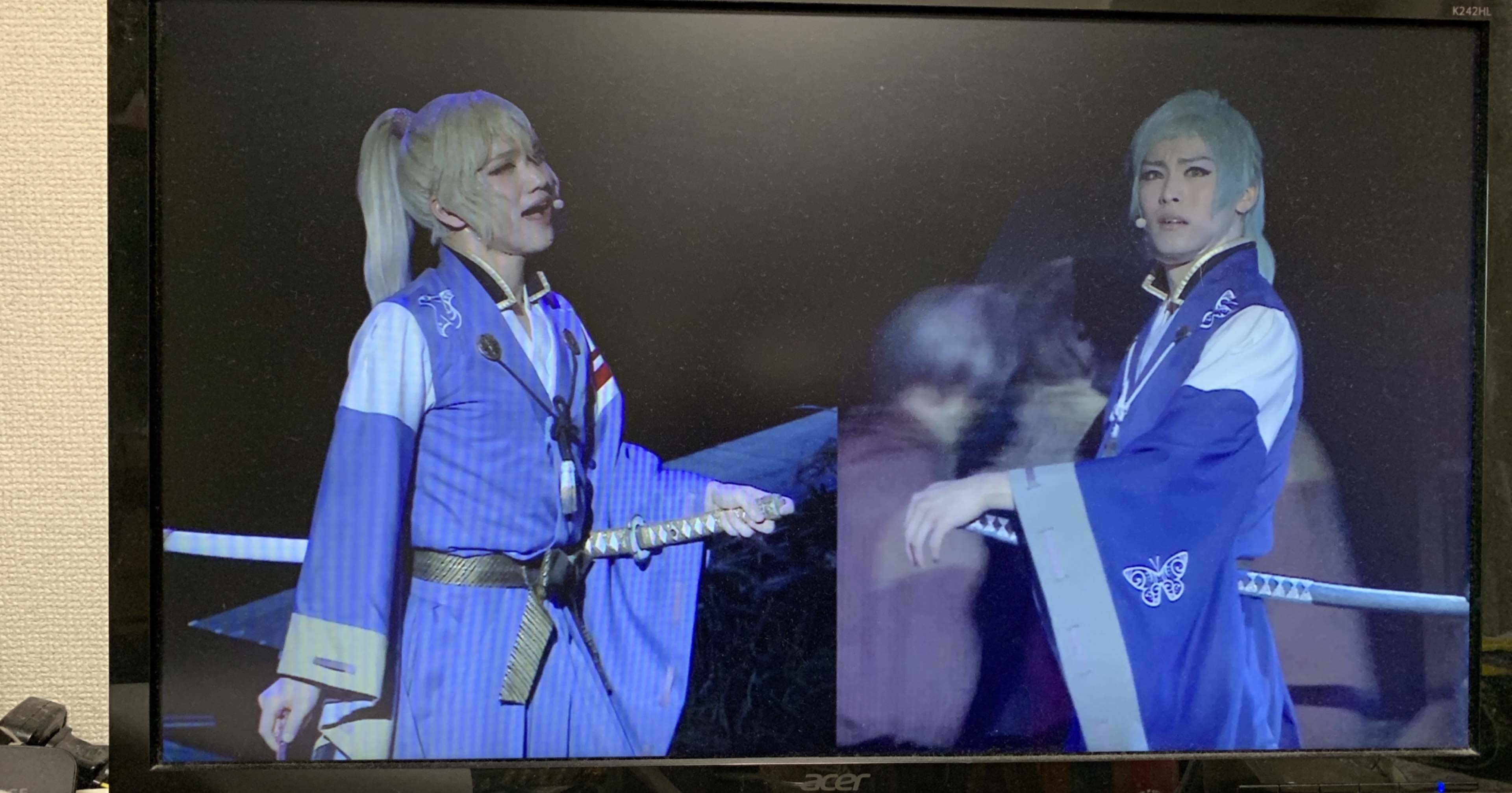 刀ミュコスプレ衣装ウィッグミュージカル刀剣乱舞源氏双騎出陣膝丸曽我五郎筥王箱王 これは、新たな「出陣」の形 ミュージカル『刀剣乱舞』 髭切膝丸 双騎