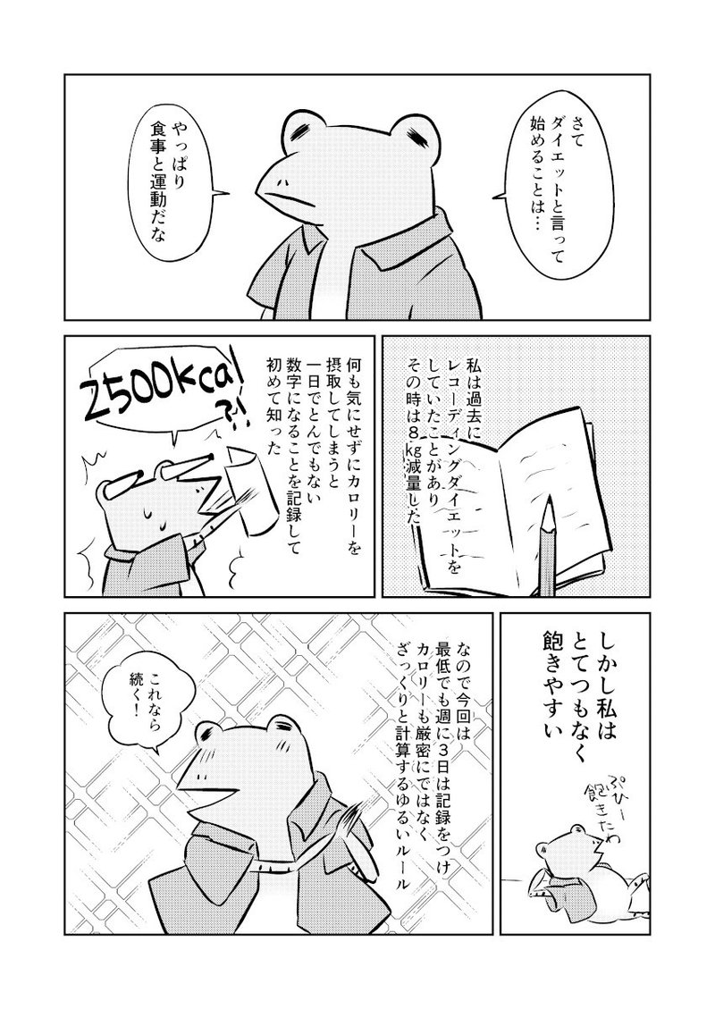 エッセイ漫画 ダイエットの食について考えること タチバナ Note