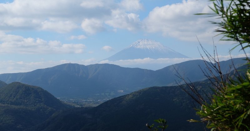 箱根外輪山一周トレイル（1）箱根湯本〜明星ヶ岳