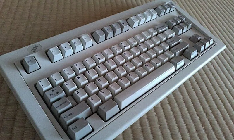 動作確認済 IBM Model M 1390120 角ロゴ（IBM Model M 1390573 122-Key 