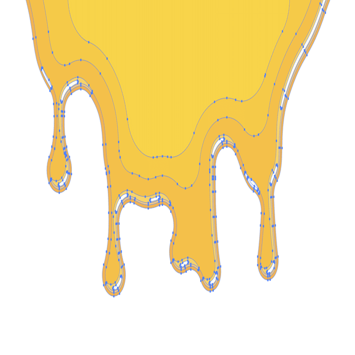 アピアランスで液体が垂れるイラストのつくりかた イラレ職人 コロ Note