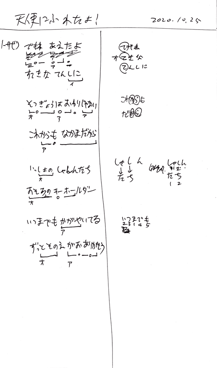 天使にふれたよ 歌詞